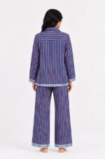 Blue Stripe Pajama Set - Image 2