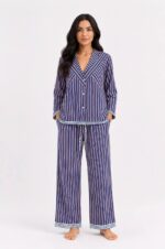 Blue Stripe Pajama Set