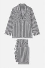 Black & White Striped Pajama Set - Image 3