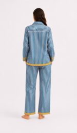Blue Stripe Pajama Set - Image 3