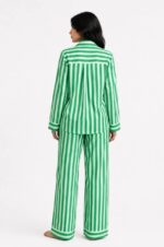 ⁦Green Stripe Lounge Set⁩ - الصورة ⁦2⁩
