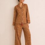 Amber Stripe Pajama Set