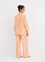 ⁦Sunset Stripe Cotton Pajama Set⁩ - الصورة ⁦3⁩