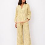 Soft Sage Stripe Pajama Set