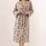 Blush Bloom Cotton robe