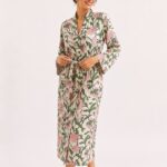 Blush Bloom Cotton robe