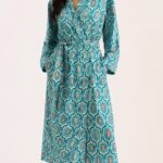 Blue Cotton Robe
