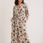 Floral Cotton Robe