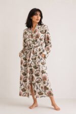 Floral Cotton Robe