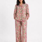 Blush Floral Cotton Pajama Set