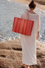 Dark pink bag