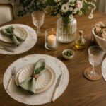 Luxury Embroidered Placemats for Dining & Serving