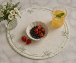 ⁦Luxury Embroidered Placemats for Dining & Serving⁩ - الصورة ⁦2⁩