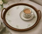 Luxury Embroidered Placemats for Dining & Serving