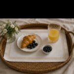 Luxury Embroidered Placemats for Dining & Serving