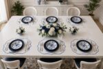 Luxury Embroidered Placemats for Dining & Serving