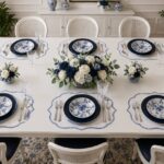 Luxury Embroidered Placemats for Dining & Serving