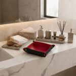 Multi-Purpose Leather Organizer Tray-  Big size