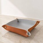 Multi-Purpose Leather Organizer Tray- Big size