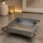 Multi-Purpose Leather Organizer Tray-  small size