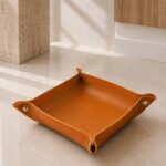 Multi-Purpose Leather Organizer Tray- Big size