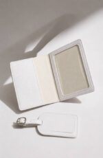 Leather Travel Set – Passport Cover & Luggage Tag - Image 9