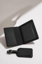 Leather Travel Set – Passport Cover & Luggage Tag - Image 10