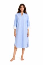 Premium Cotton Lace sleep Dress - Image 2