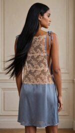 Celeste Luxury Silk Nightgown & Silk Robe Set - Image 4